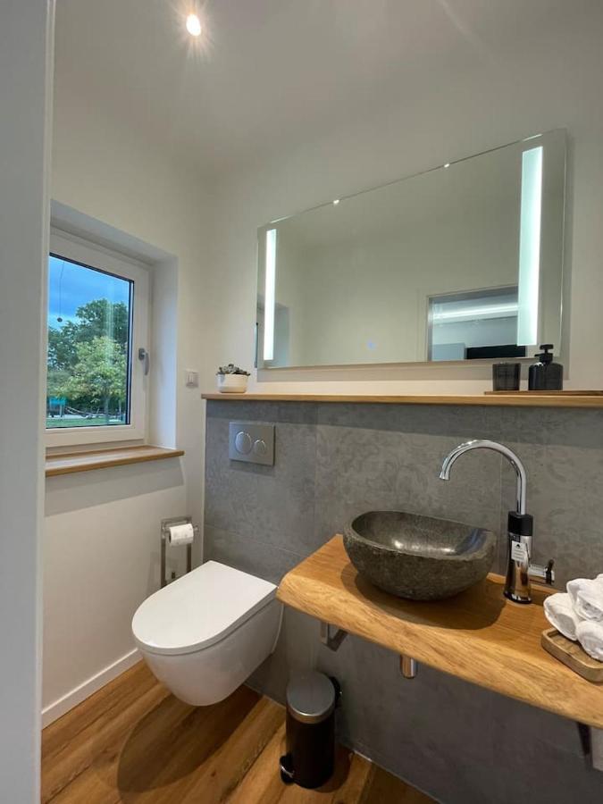 Alte Zahnstation Laussnitz Villa ภายนอก รูปภาพ